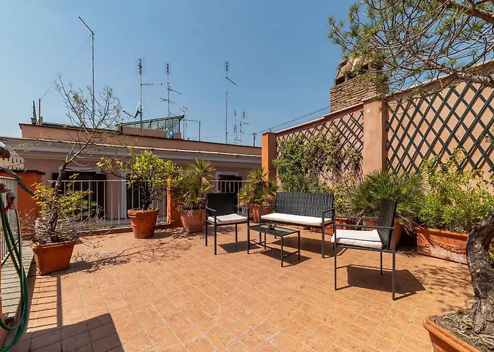2 Bedroom Flat With Two Private Vatican Terrace * Rome